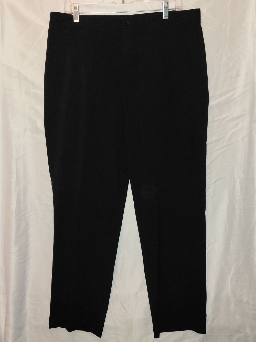 croft & barrow Women's Straight Leg Pants — Black #2504